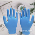 100 pezzi di guanti di nitrile blu di lavorazione impermeabile in scatola